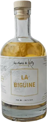 Bouteille de spiritueux : La Biguine de la marque Les Arrangés de Ketty