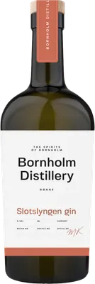 Bouteille de spiritueux : Slotslyngen Gin 2022 de la marque Bornholm Distillery