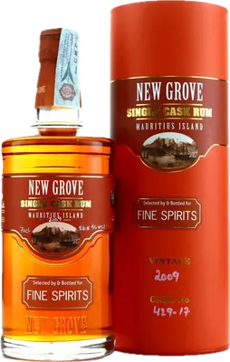 Bouteille de spiritueux : Single Cask Rum (Fine Spirits) de la marque New Grove