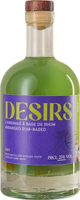 Bouteille de spiritueux : DESIRS - Kiwi de la marque Rhum Désirs