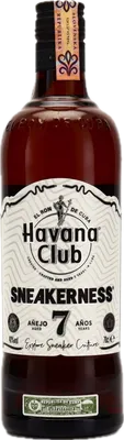 Bouteille de spiritueux : 7 Años Sneakerness de la marque Havana Club