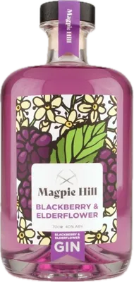Bouteille de spiritueux : Blackberry & Elderflower de la marque Magpie Hill 