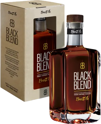 Bouteille de spiritueux : Black Blend de la marque Breiz’île