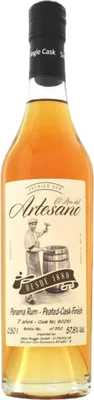 Bouteille de spiritueux : Panama Rum Peated-Cask-Finish de la marque El Ron del Artesano