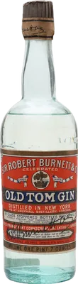 Bouteille de spiritueux : Old Tom Gin de la marque Robert Burnett