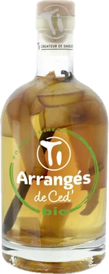 Bouteille de spiritueux : Ti Arrangé Pomme Poire Bio de la marque Les Rhums de Ced'