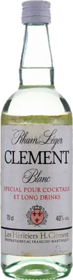 Bouteille de spiritueux : Rhum Leger Blanc de la marque Clément