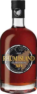 Bouteille de spiritueux : XO de la marque Rhum Island