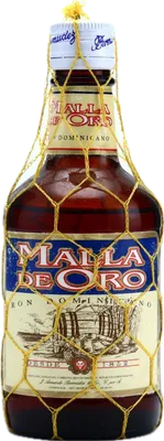 Bouteille de spiritueux : Ron Dominicano de la marque Malla de Oro