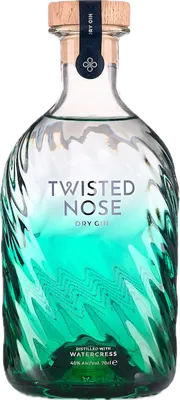 Bouteille de spiritueux : Dry Gin de la marque Twisted Nose