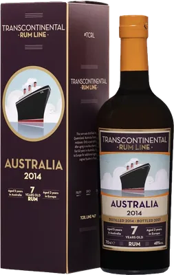 Bouteille de spiritueux : Australia 2014 de la marque Transcontinental Rum Line