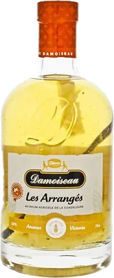 Bouteille de spiritueux : Les Arrangés Ananas Victoria de la marque Damoiseau