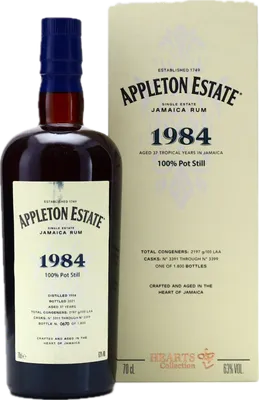 Bouteille de spiritueux : Hearts Collection - 1984 de la marque Appleton Estate