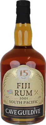 Bouteille de spiritueux : Fiji Rum de la marque Cave Guildive