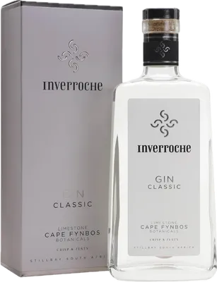 Bouteille de spiritueux : Classic Gin de la marque Inverroche