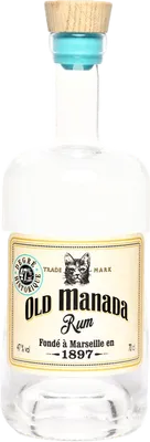 Bouteille de spiritueux : Blanc 47° de la marque Old Manada