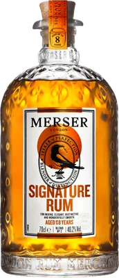 Bouteille de spiritueux : Signature de la marque Charles Merser & Co