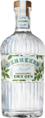 Bouteille de spiritueux : Elderflower Dry Gin de la marque Wenneker