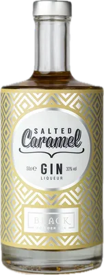 Bouteille de spiritueux : Salted Caramel Gin Liqueur de la marque Black Powder