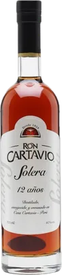 Bouteille de spiritueux : Solera 12 Años de la marque Cartavio