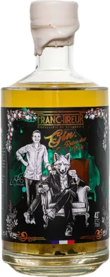 Bouteille de spiritueux : Gin Reine des près de la marque Franc-Tireur