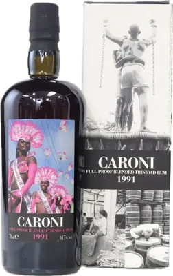 Bouteille de spiritueux : Blended Trinidad Rum de la marque Caroni
