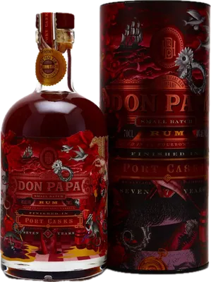 Bouteille de spiritueux : Port Cask de la marque Don Papa