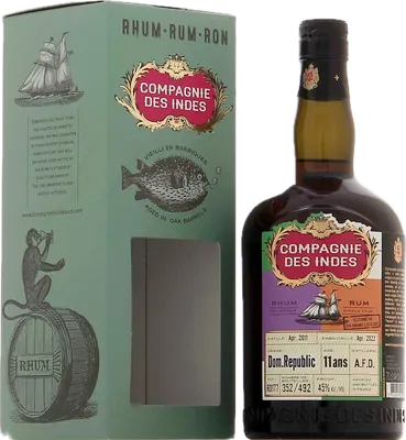 Bouteille de spiritueux : Dominican Republic de la marque Compagnie des Indes