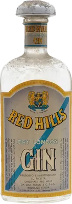 Bouteille de spiritueux : Dry London Gin de la marque Red Hills