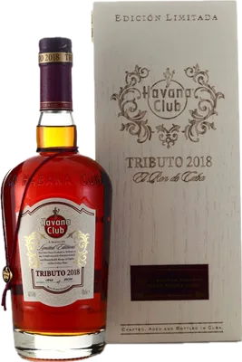 Bouteille de spiritueux : Tributo de la marque Havana Club
