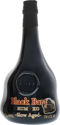Bouteille de spiritueux : Black Bart XO Rum de la marque Pirates Collection