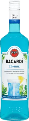 Bouteille de spiritueux : Zombie de la marque Bacardi