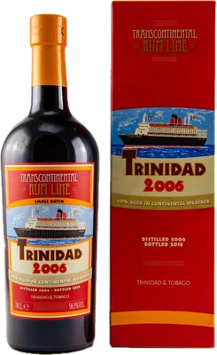 Bouteille de spiritueux : Trinidad 2006 de la marque Transcontinental Rum Line