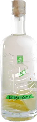 Bouteille de spiritueux : Miel Citron Vert de la marque Symbiose