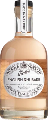 Bouteille de spiritueux : English Rhubarb Gin Liqueur de la marque Tiptree