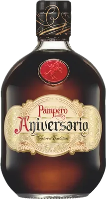 Bouteille de spiritueux : Pampero Aniversario de la marque Licorero del Centro