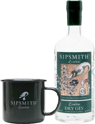 Bouteille de spiritueux : London Dry Gin de la marque Sipsmith