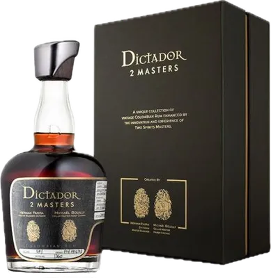Bouteille de spiritueux : 2 Masters Hardy Summer Blend 1976 and 1978 de la marque Dictador
