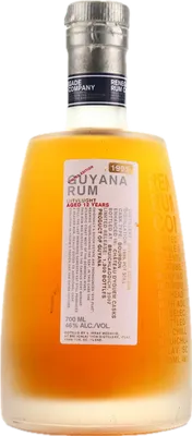 Bouteille de spiritueux : Guyana Rum de la marque Uitvlugt