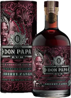 Bouteille de spiritueux : Sherry Cask de la marque Don Papa