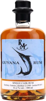 Bouteille de spiritueux : Guyana Rum de la marque Rum Artesanal