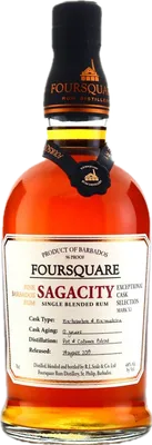 Bouteille de spiritueux : Exceptional Cask Selection XI Sagacity de la marque Foursquare