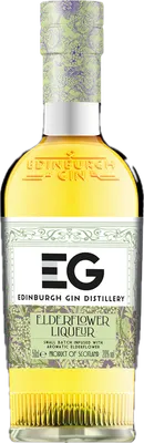 Bouteille de spiritueux : Elderflower Liqueur de la marque Edinburgh