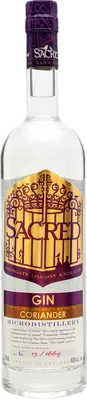 Bouteille de spiritueux : Coriander Gin de la marque Sacred