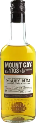 Bouteille de spiritueux : Mauby Rum de la marque Mount Gay