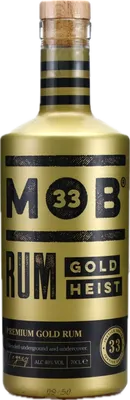 Bouteille de spiritueux : MOB33 Gold Heist de la marque Legacy Brands