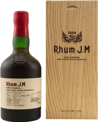 Bouteille de spiritueux : Single Barrel de la marque Rhum J.M