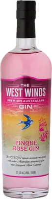 Bouteille de spiritueux : Pinque Rosé Gin de la marque The West Winds