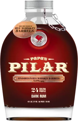 Bouteille de spiritueux : Finished in Rye Whiskey Barrels de la marque Papa's Pilar