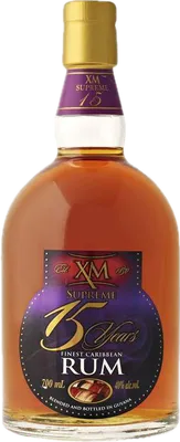 Bouteille de spiritueux : Supreme 15 Years de la marque XM
